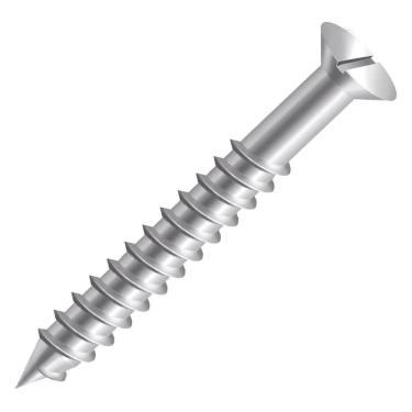 Imagem de Parafuso para Madeira com Cabeça Chata 6,1x 75MM NAC - 41083301 - Cento - Ciser ou Belenus