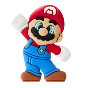 Imagem de Kit 50 Peças aplique Emborrachado Super Mario Vermelho - RAE