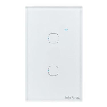 Imagem de Interruptor Smart Touch Wi-Fi Izy com 2 Teclas Branco - Intelbras - EW