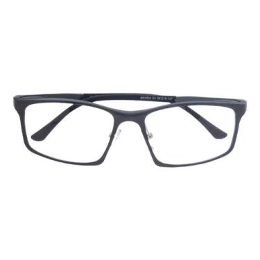 Imagem de Armação Óculos Grau Masculino Esportiva Retangular Aluminum - Palas Ey