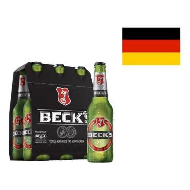 Imagem de Kit 6 Cerveja Premium Becks Importada 330ml - Alemanha - Beck's