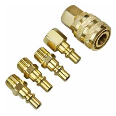 Imagem de Jogo De Engate Rápido Rosca 1/4 Pol 5 Peças - EDA