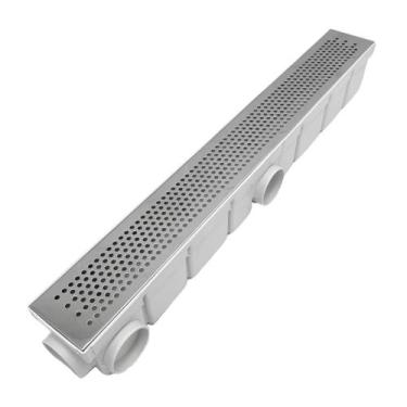 Imagem de Ralo Borda de Piscina Inox Perfurado 6x50 Cocho BRC - Ficone & Reis 