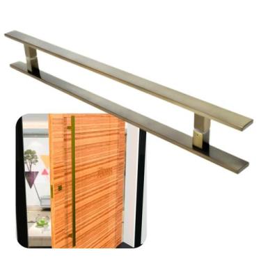 Imagem de Puxador Para Portas Clean 80 cm Ouro Velho Antique - MARIMETAL
