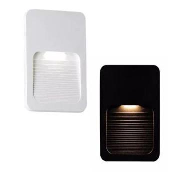 Imagem de Kit 12 Balizador Led 2w 3000k Ip65 Escada Parede Led Externo Super  - 