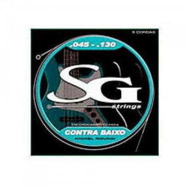Imagem de Encordoamento para Contrabaixo 045 5 Cordas SG Nickel