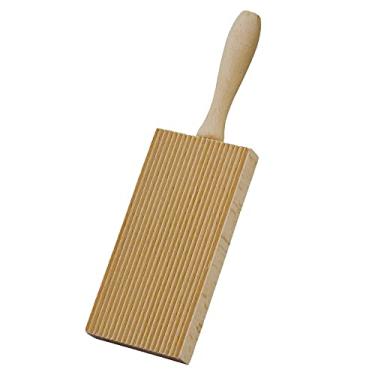 Imagem de Cuisinox Tábua de macarrão de madeira Gnocchi e Cavatelli, madeira da praia, 20,32 cm x 2,54 cm