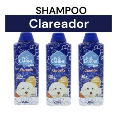 Imagem de Shampoo para Cachorro Clareador PróCanine - 700ml 2 em 1 Shampoo e Con