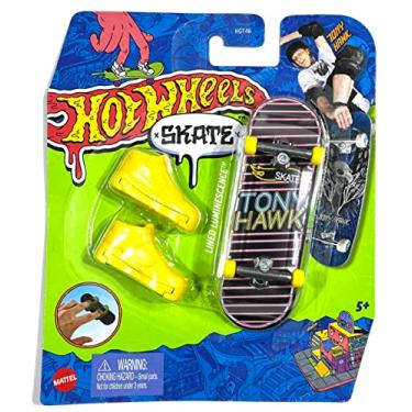 Imagem de Hot Wheels Skate - 2023 - Lined Luminescence - 4/4 - Gnarly Neon - Tony Hawk - Mint/NrMint - Ships Bubble Wrapped in a Box