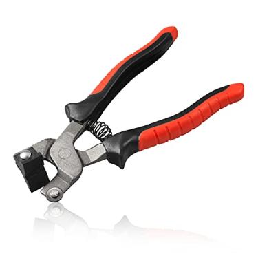 Imagem de LEONTOOL Alicate de corte de azulejo, pinças de azulejo de 20 cm com barra de disjuntor de plástico e rodas, pinças de mosaico para cortar porcelana de cerâmica