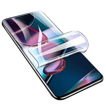 Imagem de CUFEREDU 2 peças protetoras de tela frontal flexível para Motorola ThinkPhone Think Phone 6,6 polegadas 2023 filme de hidrogel 3D TPU transparente sensível ao toque desbloqueio de impressão digital