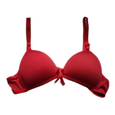 Imagem de Sutiã Com Bojo Menina Moça Juvenil - DUDAMEL , Vermelho, 12