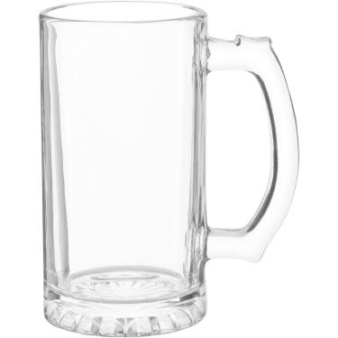Imagem de Caneca Cerveja Home&co Vidro 500ml 15x8x8cm Transparente