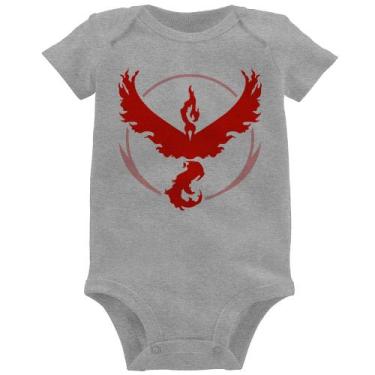 Imagem de Body Bebê Team Valor - Foca na Moda, Cinza, G