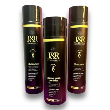 Imagem de kit 1 Premium Feminino - Shampoo + Mascara + Creme de Pentear - J&R Co