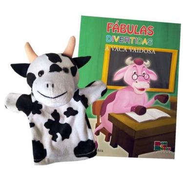 Imagem de Livro + Fantoche Fábulas Divertidas - A Vaca Vaidosa - BOM BOM BOOKS