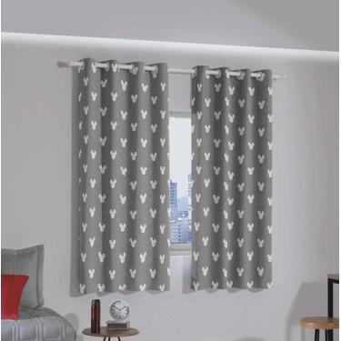 Imagem de Cortina Mickey Ícone 2,60x1,70m Corta Luz Tecido Bella Janela