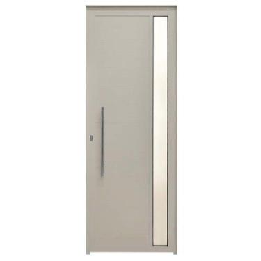 Imagem de Porta Lambril de Alumínio Branco com Visor e Puxador Hale Esquadrias -