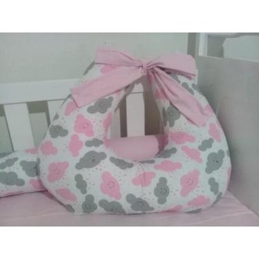 Imagem de Almofada de Amamentação Nuvem Rosa - P'Lukinha Baby