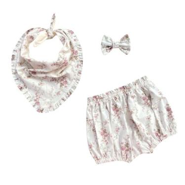 Imagem de Kit Calcinha Infantil Com Babador Estampado - PEQUENO ANJO, 021, 184, 