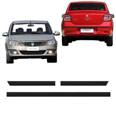 Imagem de Friso Parachoque Renault Logan 2010 A 2013 6016A - Top Mix