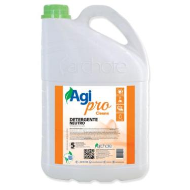 Imagem de Detergente Neutro Concentrado Cleene Agi Pro 5 Litros