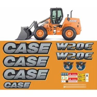 Imagem de Kit Adesivos Case W 20 E Para Pá Carregadeira - SPTS