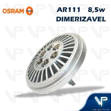 Imagem de Lampada led ar111 osram 8,5w 12v 24g 3000k (branco quente)g53 dimerizá