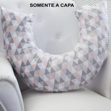 Imagem de Capa para Almofada Amamentação - Laura Baby, Losango Rosa