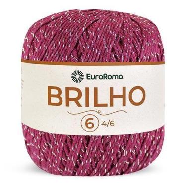 Imagem de Barbante EuroRoma Brilho Prata 400g, 1050 BORDÔ