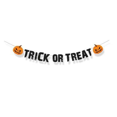 Imagem de Faixa Decorativa Halloween - Trick or Treat - 1 unidade - Cromus - Riz