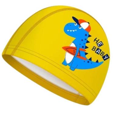 Imagem de Touca De Natação Adulto e Infantil Profissional - Hero Band, Amarelo d