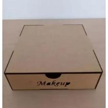 Imagem de Porta Maquiagem Pincel Batom Rímel Organizador Mdf Gaveta - Reload