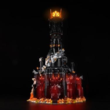 Imagem de Kyglaring Luz LED para 10333 ícones O Senhor dos Anéis: Modelo de Blocos de Construção Barad-dûr (conjuntos Lego não incluídos)