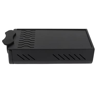 Imagem de Akozon Mini Caixa de Armazenamento de Borras de café - Caixa de Batida Estilo Gaveta Doméstica Máquina de café de Aço Inoxidável Recipiente Knock-out para Borras de café (Preto)