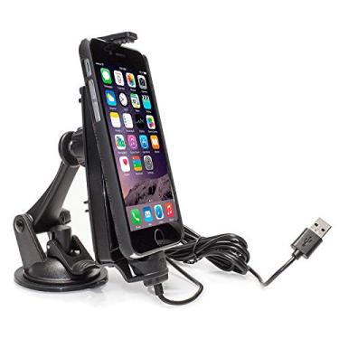 Imagem de iPro2 MFI, base para carro, base de mesa, suporte para iPhone Xs/XS MAX/X/X/8/8 Plus/7 com conector Lightning integrado de 2 metros