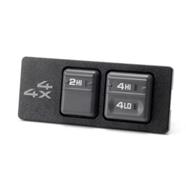 Imagem de Interruptor seletor 4WD para Chevy Tahoe GMC K1500 K2500 1996-1999 Pickup Suburban Yukon 4x4 Controle de caixa de transferência para 15969707, 19168766, 901-154, TCA43