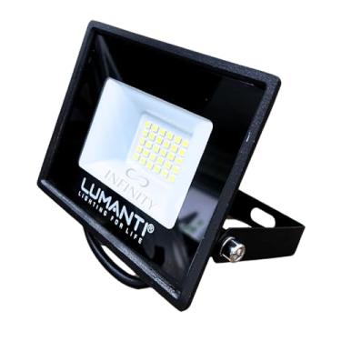 Imagem de Refletor Holofote Led Smart Eco 50w Branco 5500k Ip66 Lumanti Áreas Externas Resistente a Agua Custo beneficio Exelente iluminação Luz forte Perfeito para areas externas Rua