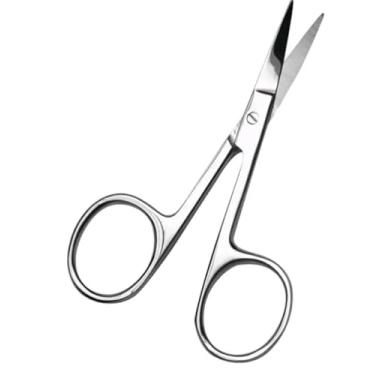 Imagem de Tesoura Premium para Manicure e Pedicure Bebê, Ponta Arredondada, Curva e Reta, Aço Inox, Corte Preciso e Seguro, Ideal para Unhas Delicadas, Design Ergonômico (CURVA)
