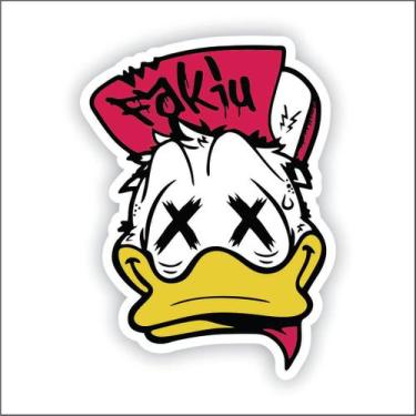 Imagem de Adesivo Sticker Vinil Impermeável Pato Donald Boné - Império da Impres