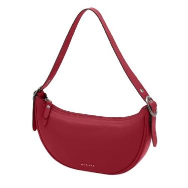 Imagem de Mariart Bolsa Shoulder Feminina de Couro Bovino Legítimo Mariart Lima (Vermelho Scarlet)