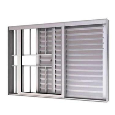 Imagem de Veneziana 3 Folhas C/GRADE 1.20x1.20 Brilhante L.18 Modular - RV PORTA