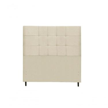 Imagem de Cabeceira New Maveric Estofada Com Botão De Tecido Para Cama Box Casal Queen Size 164cm...