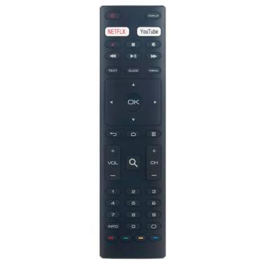 Imagem de Controle remoto infravermelho de substituição compatível com Konka Android TV 40H33A 50U55A 55Q75A 43U55A 65Q75A 65U55A 55U55A 55U55A 32H31A 75Q75A 75U55A 50Q75A Hitachi Android TV 32HDGTV 40FHDGTV