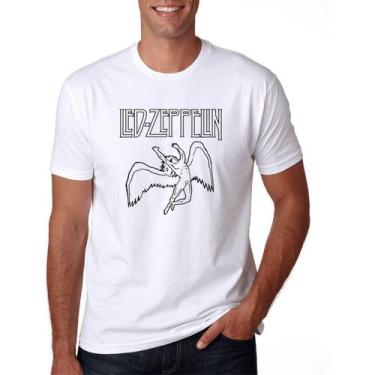 Imagem de Camisa Masculina Led-Zeppelin Anjo Camiseta - DTF - SEMPRENALUTA, Bran