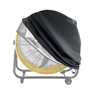 Imagem de TIFILE Capa de ventilador industrial, capa para ventilador externo resistente Oxford 600D, capa à prova d'água e à prova de poeira serve para ventilador de bateria de movimento de alta velocidade de