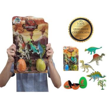 Imagem de Kit Dinossauro Com Ovo Surpresa Dinossauro Tamanho G Oferta - AuShop