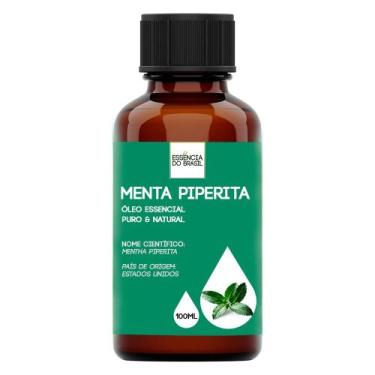 Imagem de Óleo Essencial Hortelã Pimenta 100ml - Puro E Natural - Essência do Br