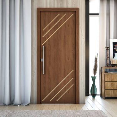 Imagem de Porta De Madeira  Frisada U.V  210cm x 80cm - R30K