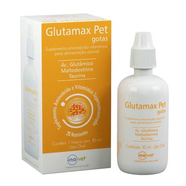 Imagem de Glutamax 10 ml Suplemento Alimentar para cães e gatos - Inovet